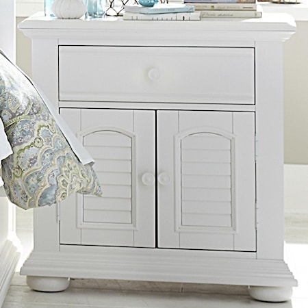 2 Door 1 Drawer Night Stand